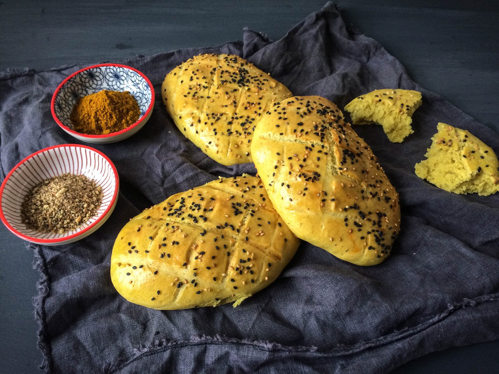 Pide – Türkisches Fladenbrot mit Gewürzen