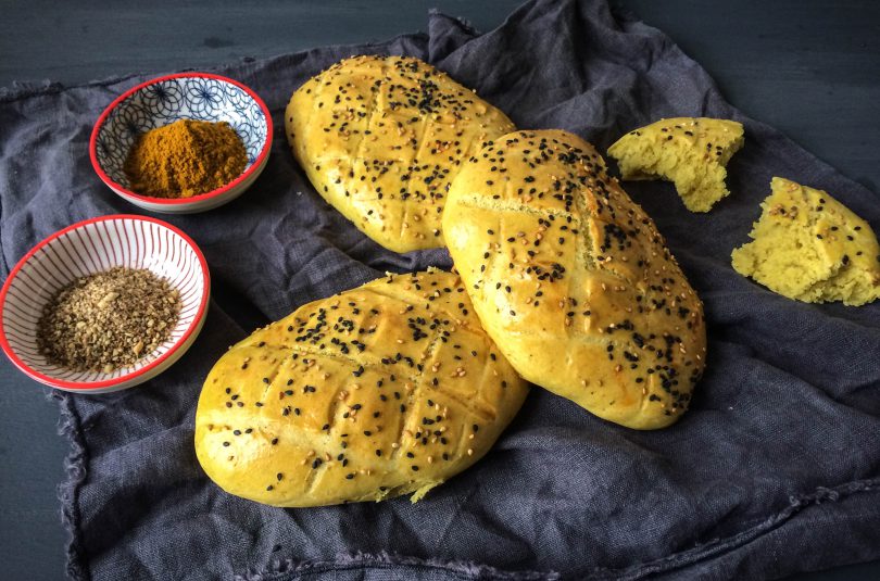 Pide – Türkisches Fladenbrot mit Gewürzen