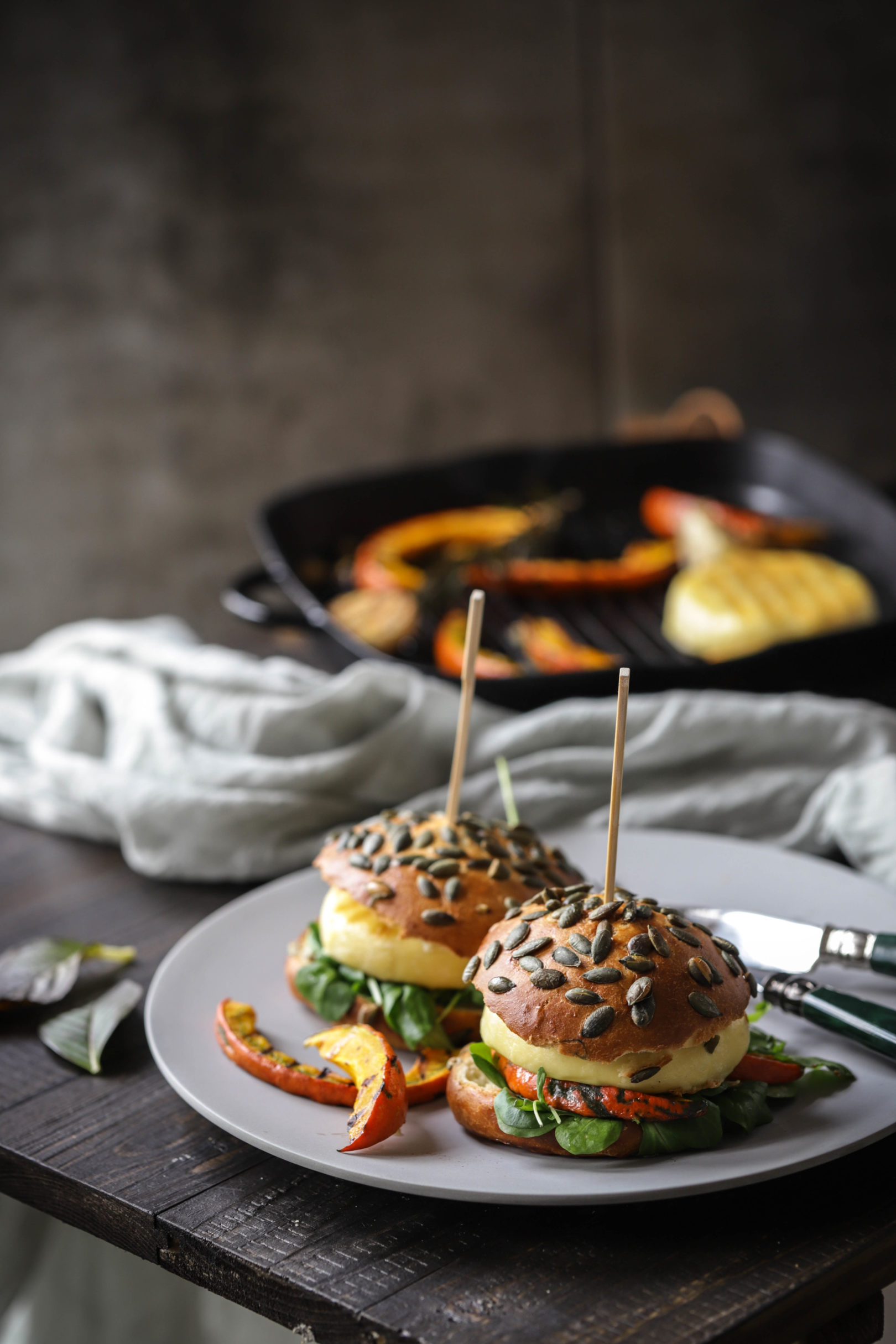 vegetarischer Burger